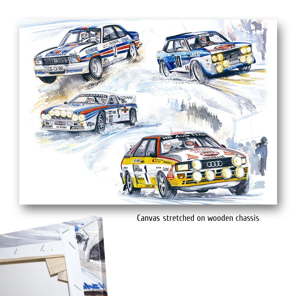 #1039 A 'Rallye Monte Carlo Winning Cars Walter Röhrl