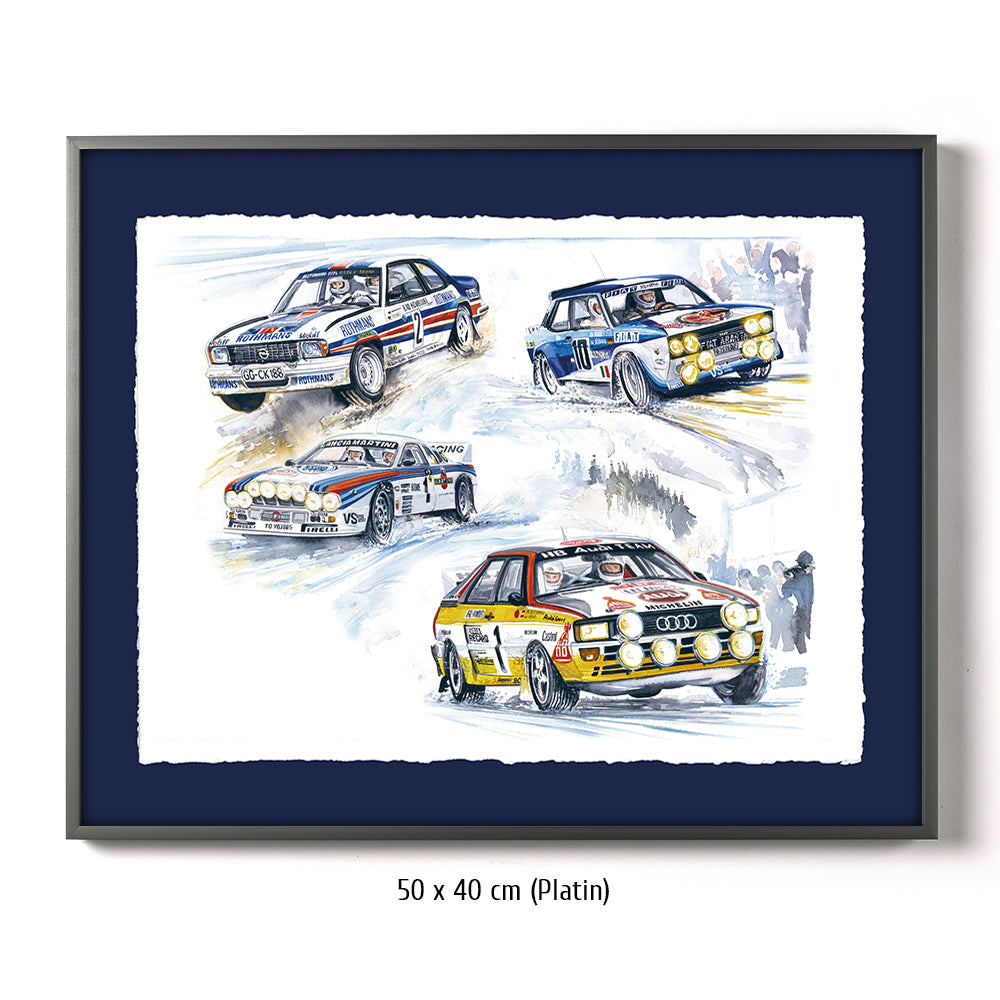 #1039 A 'Rallye Monte Carlo Winning Cars Walter Röhrl