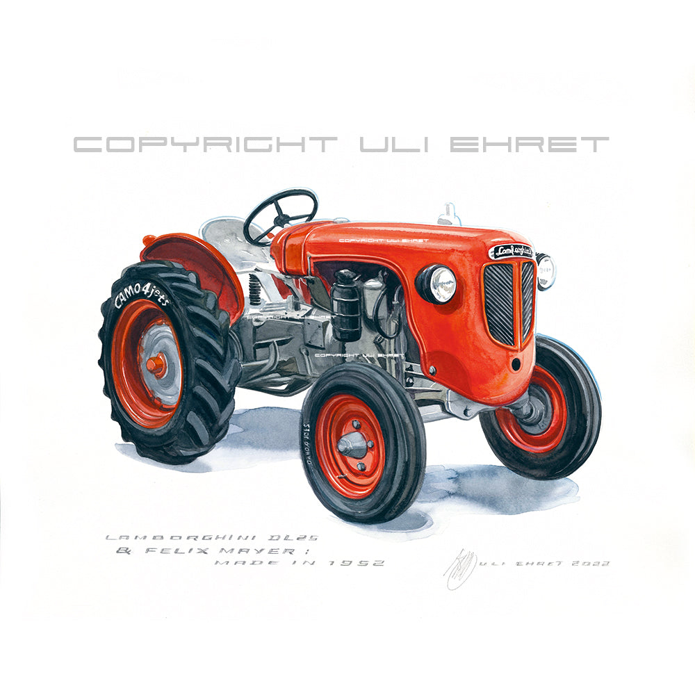 #1089 'Lamborghini Tractor DL52 1952