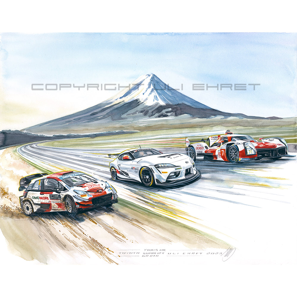 #1101 Toyota Yaris WRC, Toyota Supra GT4, Toyota GR 010