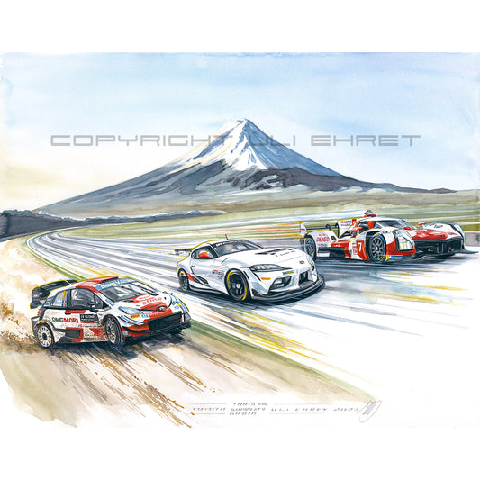 #1101 Toyota Yaris WRC, Toyota Supra GT4, Toyota GR 010