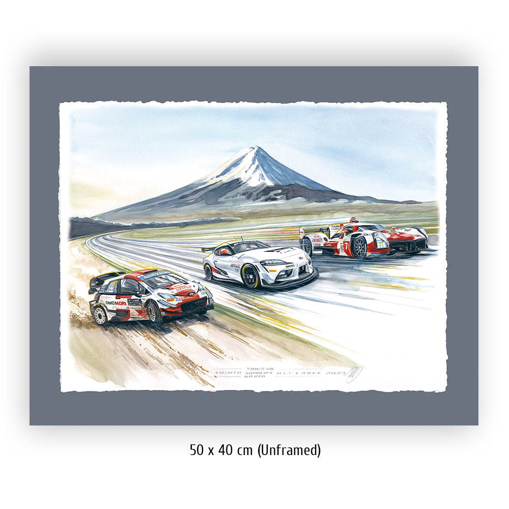 #1101 Toyota Yaris WRC, Toyota Supra GT4, Toyota GR 010