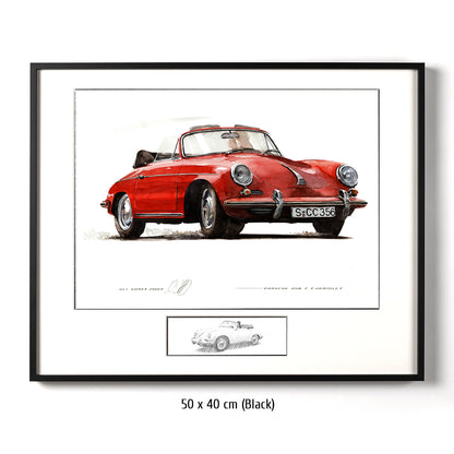 #0139  "Porsche 356 C Cabriolet"