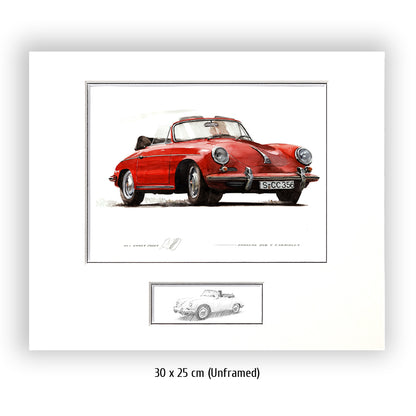 #0139  "Porsche 356 C Cabriolet"