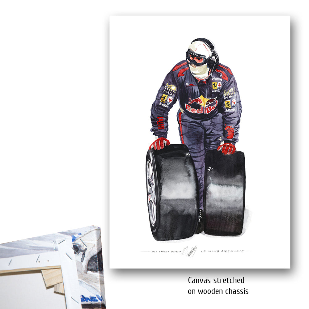 #0144 Le Mans Mechanic, Red Bull Team