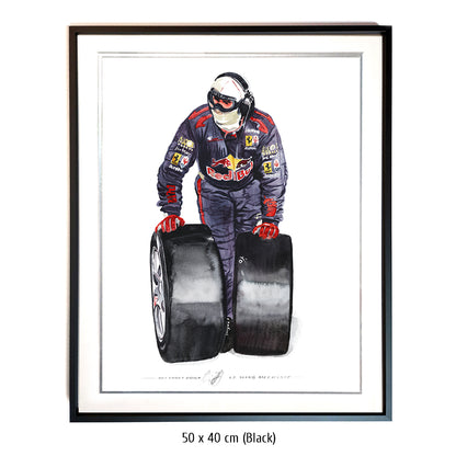 #0144 Le Mans Mechanic, Red Bull Team