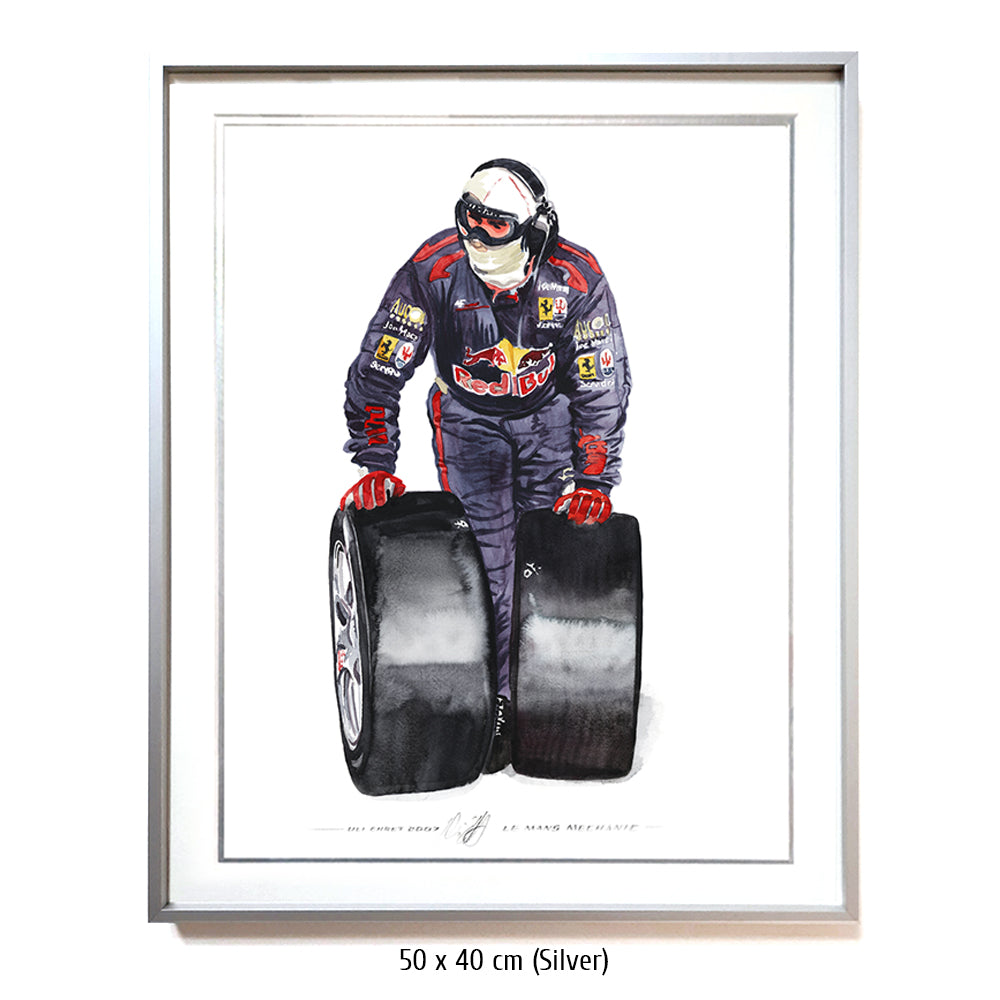 #0144 Le Mans Mechanic, Red Bull Team