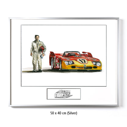 #0216 B  "Vic Elford, Alfa Romeo BT 33"