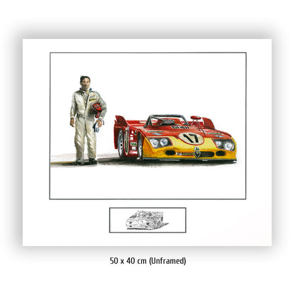 #0216 B  "Vic Elford, Alfa Romeo BT 33"