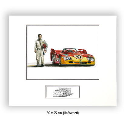 #0216 B  "Vic Elford, Alfa Romeo BT 33"