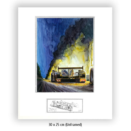 #0278  'Hunaudières Burning'