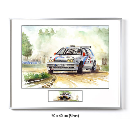 #0319 VW Golf Rallye 'Fast - Sideways - Dusty'