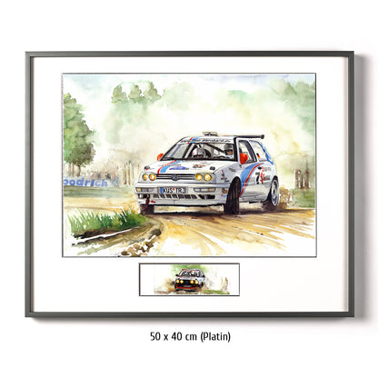 #0319 VW Golf Rallye 'Fast - Sideways - Dusty'