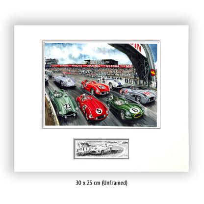 #0032 24H du Mans 1955