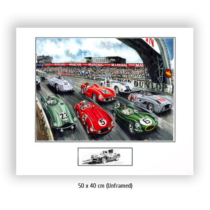 #0032 24H du Mans 1955