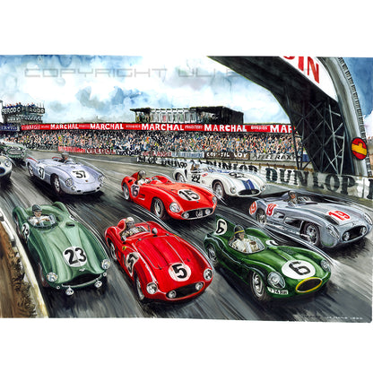 #0032 24H du Mans 1955