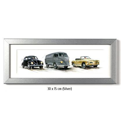 #0338XS Coccinelle VW, Volkswagen Bulli T2, Karmann Ghia