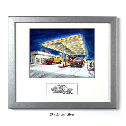 #0349 'Gas Station in Winter