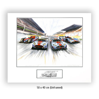 #0374  'Gulf Racing at Le Mans'
