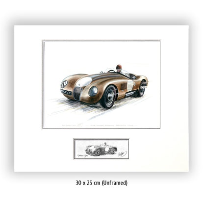 #0382  'Juan Manuel Fangios Jaguar C-Type'
