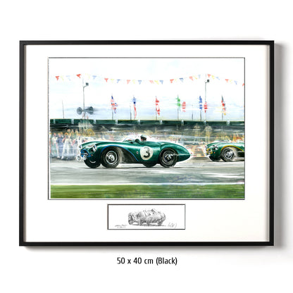 #0391 « Aston Martin DB3S, Neuf Heures de Goodwood 1955 »