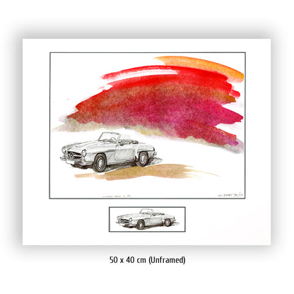#0041  "Mercedes 190 SL"
