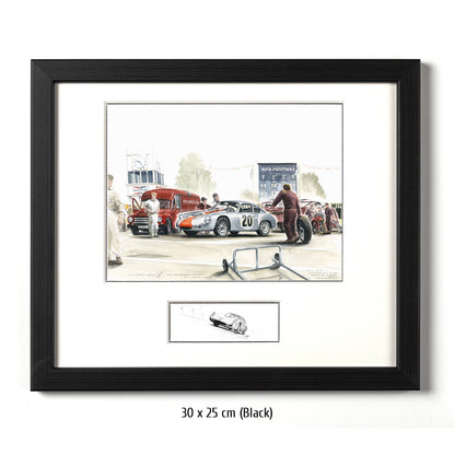 #0426 'La veille de la course', Porsche 356 Abarth GTL
