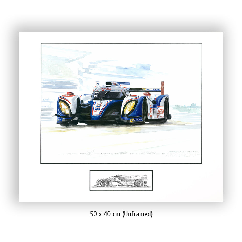 #0443 B ""Toyota TS040 #8""