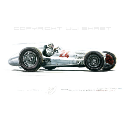 #0468 Mercedes W154, voiture de course Grand Prix