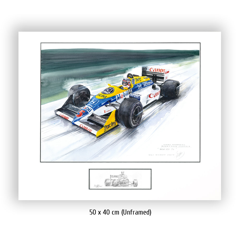 #0492 'Red 5', Nigel Mansell