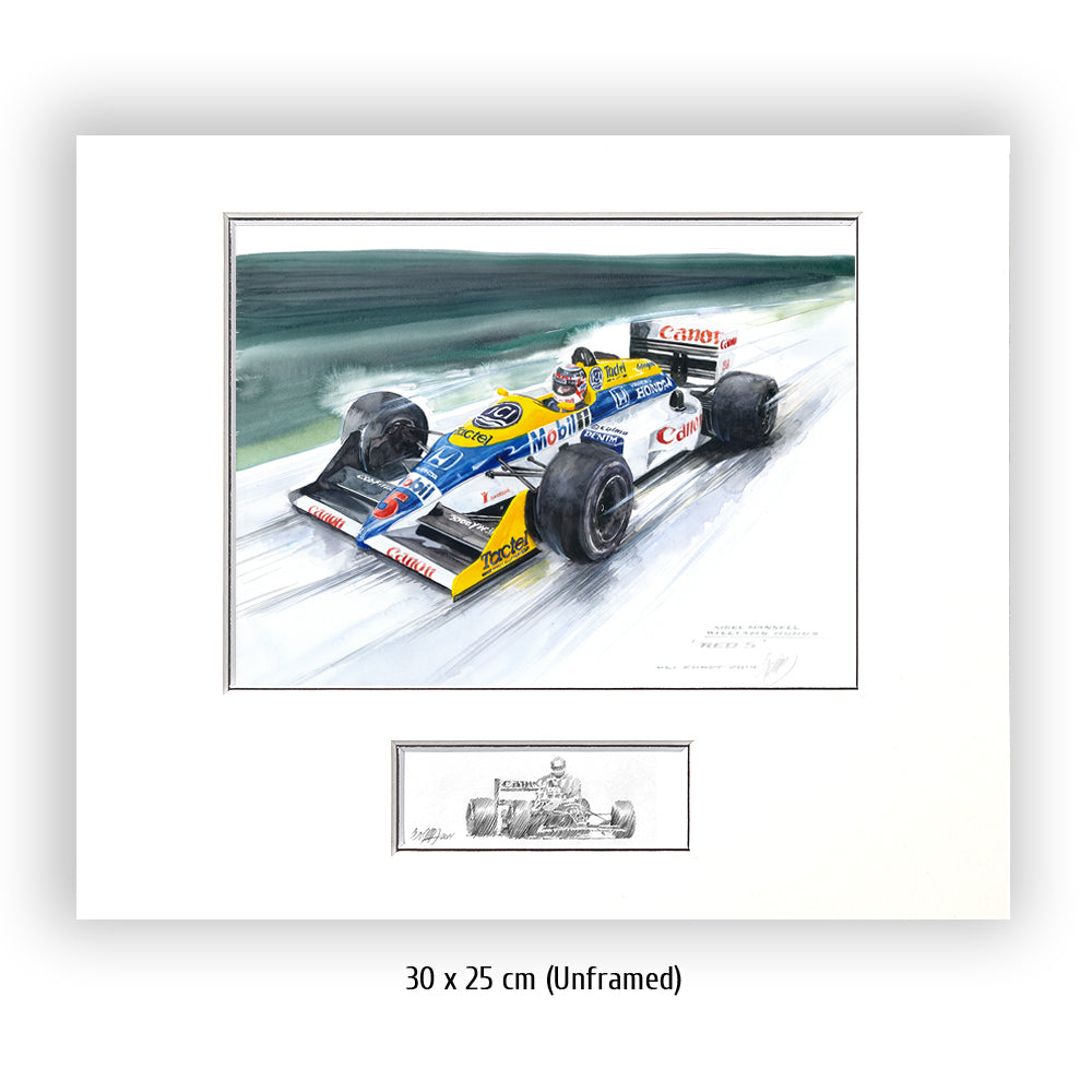 #0492 'Red 5', Nigel Mansell