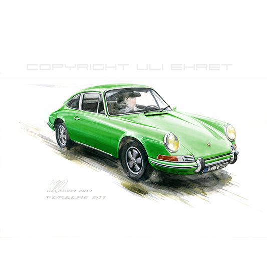 #0527 G ""Porsche 911 Coupé green""