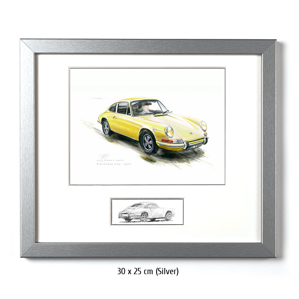 #0527 Y ""Porsche 911 Coupé yellow""