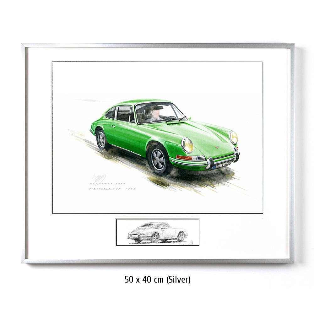 #0527 G ""Porsche 911 Coupé green""