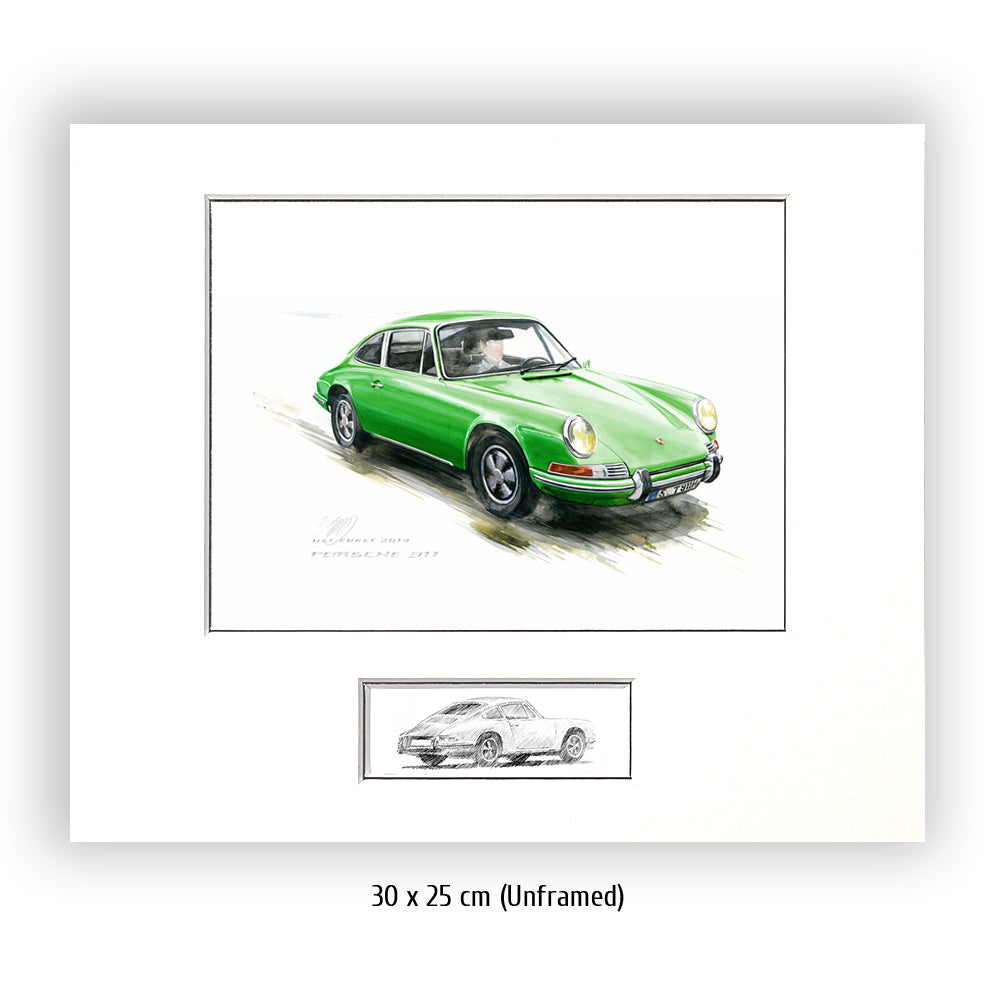 #0527 G ""Porsche 911 Coupé green""