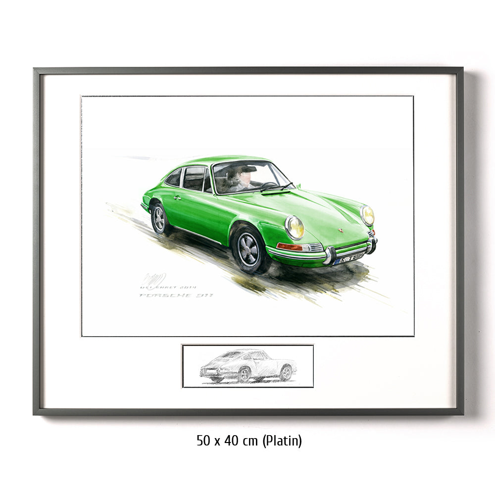 #0527 G ""Porsche 911 Coupé green""