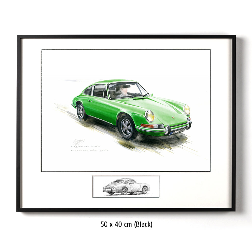 #0527 G ""Porsche 911 Coupé green""