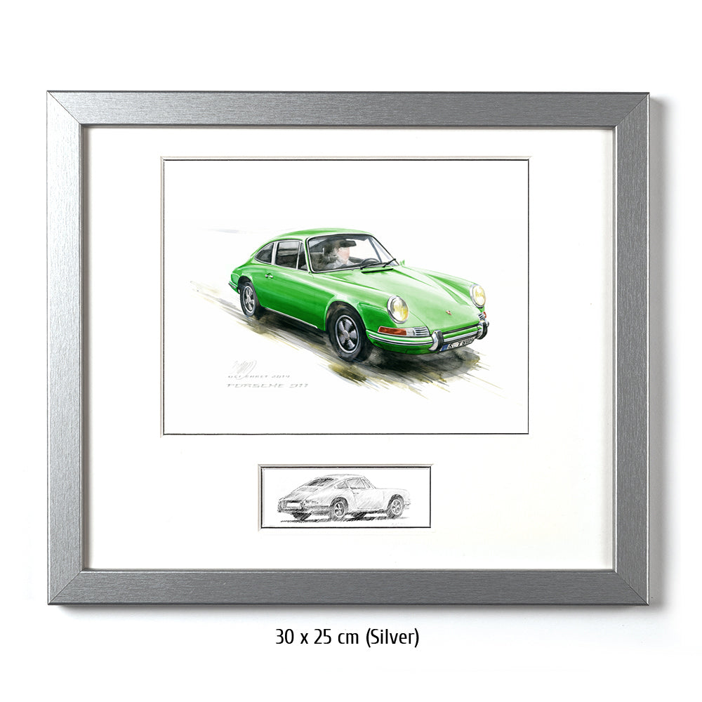 #0527 G ""Porsche 911 Coupé green""