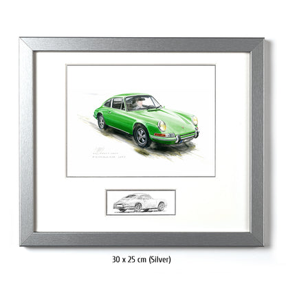 #0527 G ""Porsche 911 Coupé green""