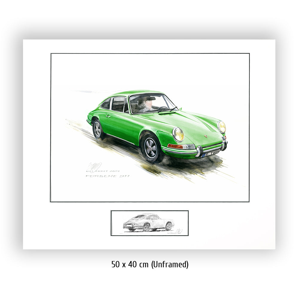 #0527 G ""Porsche 911 Coupé green""