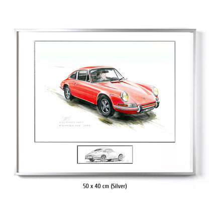 #0527 R  "Porsche 911 Coupé rot"