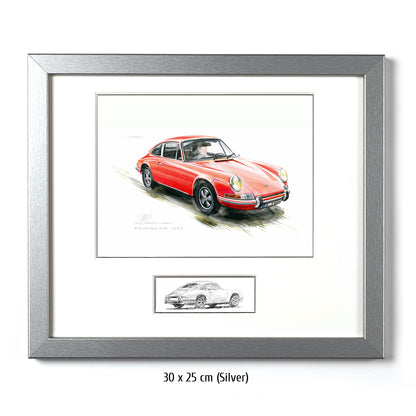 #0527 R  "Porsche 911 Coupé rot"