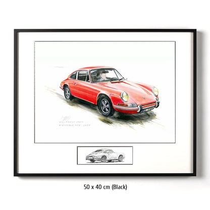 #0527 R  "Porsche 911 Coupé rot"