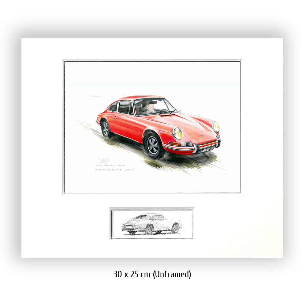#0527 R ""Porsche 911 Coupé red""