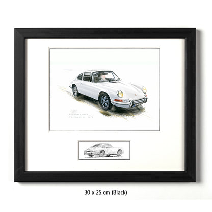 #0527 W  "Porsche 911 Coupé weiß"