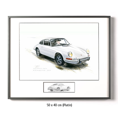 #0527 W  "Porsche 911 Coupé weiß"