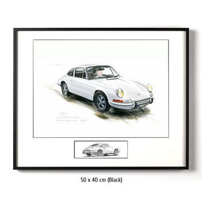 #0527 W  "Porsche 911 Coupé weiß"