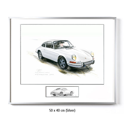 #0527 W  "Porsche 911 Coupé weiß"