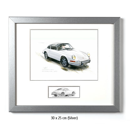 #0527 W  "Porsche 911 Coupé weiß"