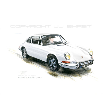 #0527 W  "Porsche 911 Coupé weiß"